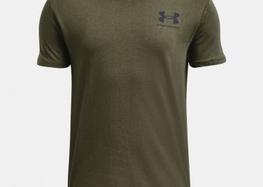 BOYS`UNDER ARMOUR SPORTSTYLE LEFT CHEST LOGO T-SHIRT ΧΑΚΙ - UNDER ARMOUR - 